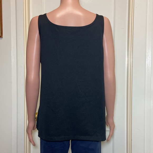 Large Black Susan Graver Essentials Sleeveless Shirt / Tank Top - Picture 4 of 12